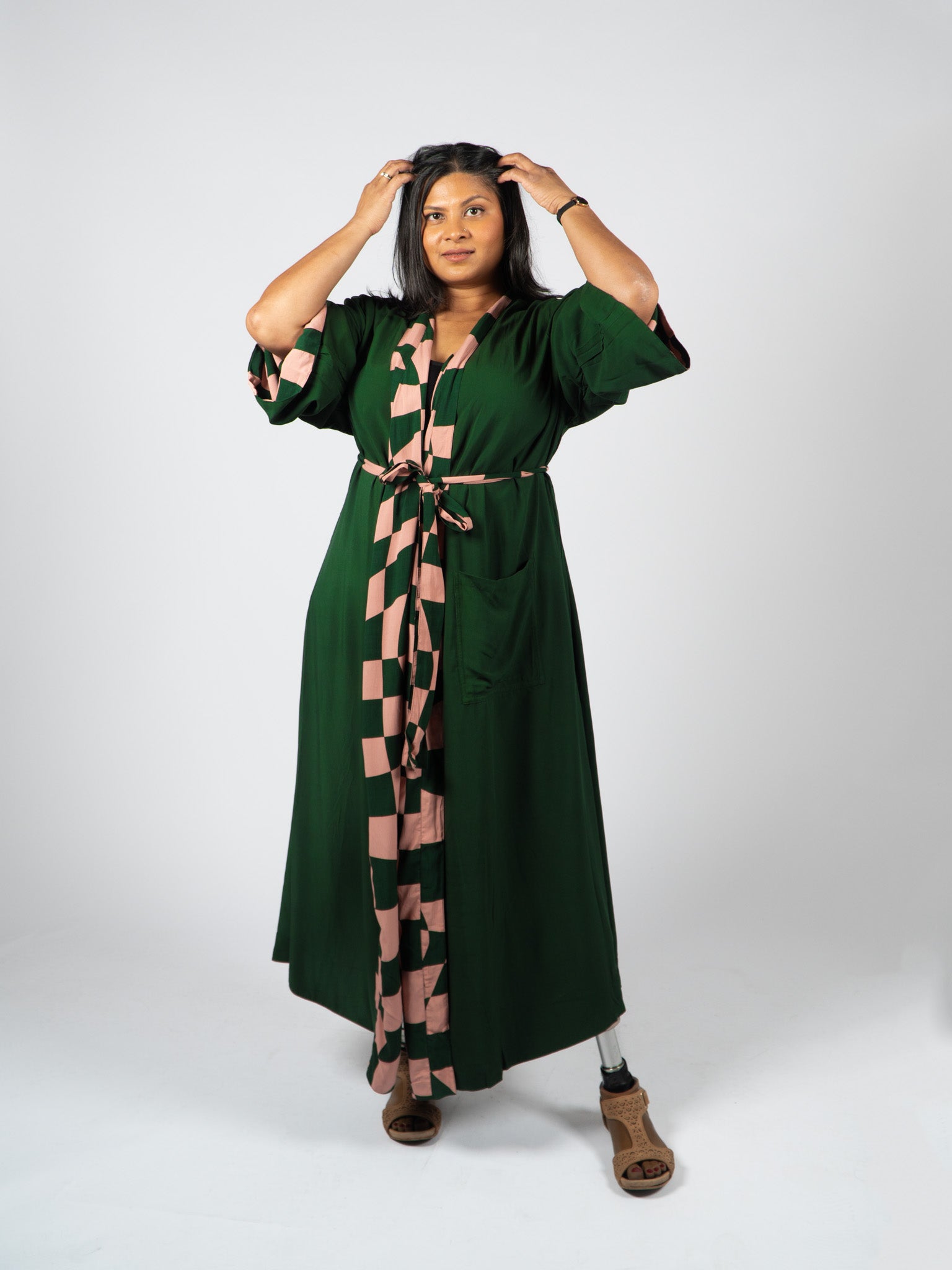 Alice Long Reversible Robe