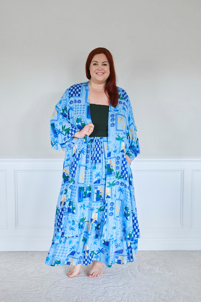 Blue Paradise Duster Pre Sale