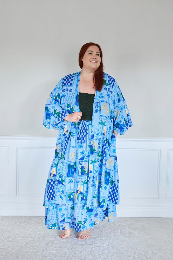 Blue Paradise Duster Pre Sale