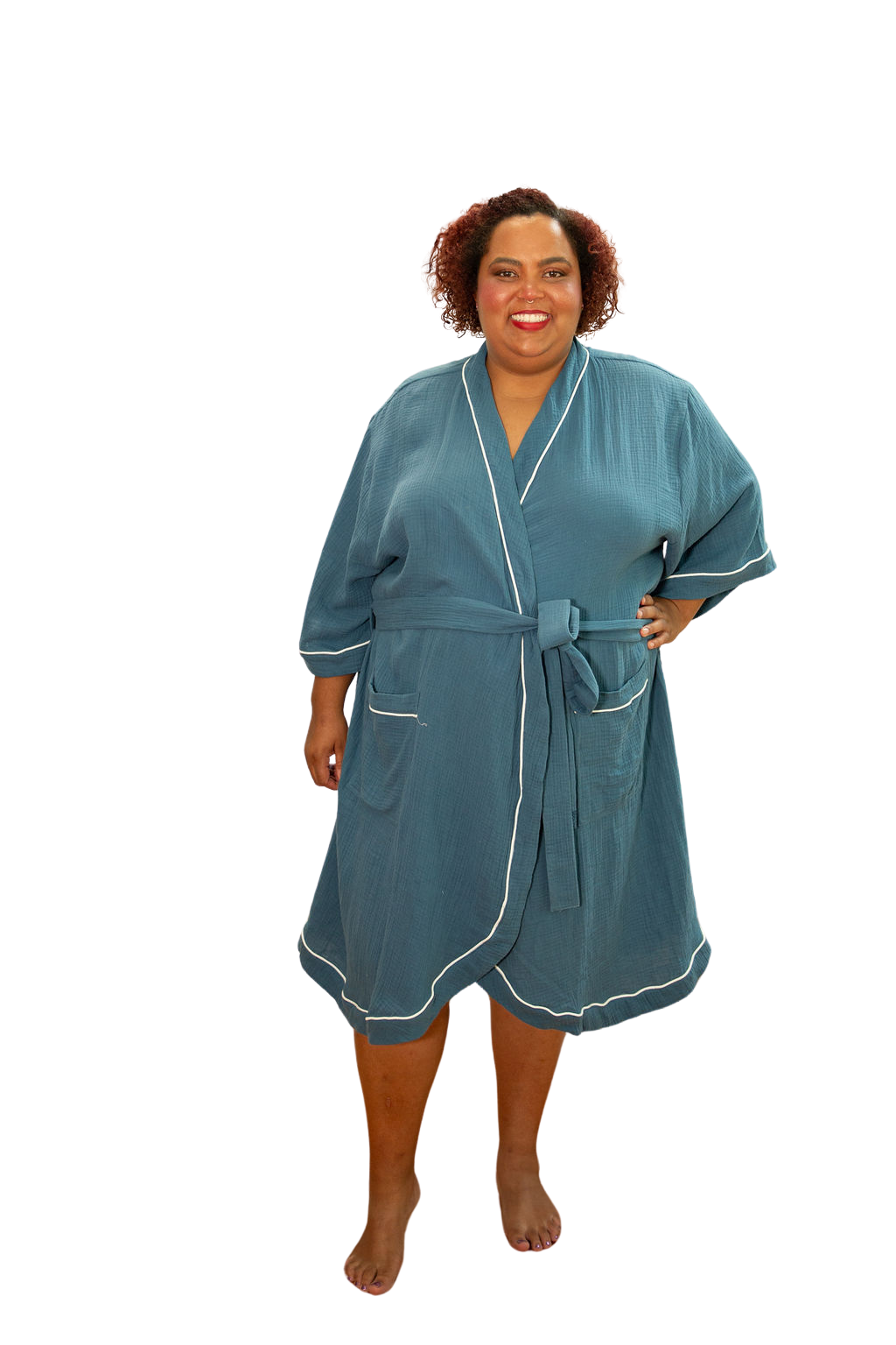 The Darling Robe in Blue