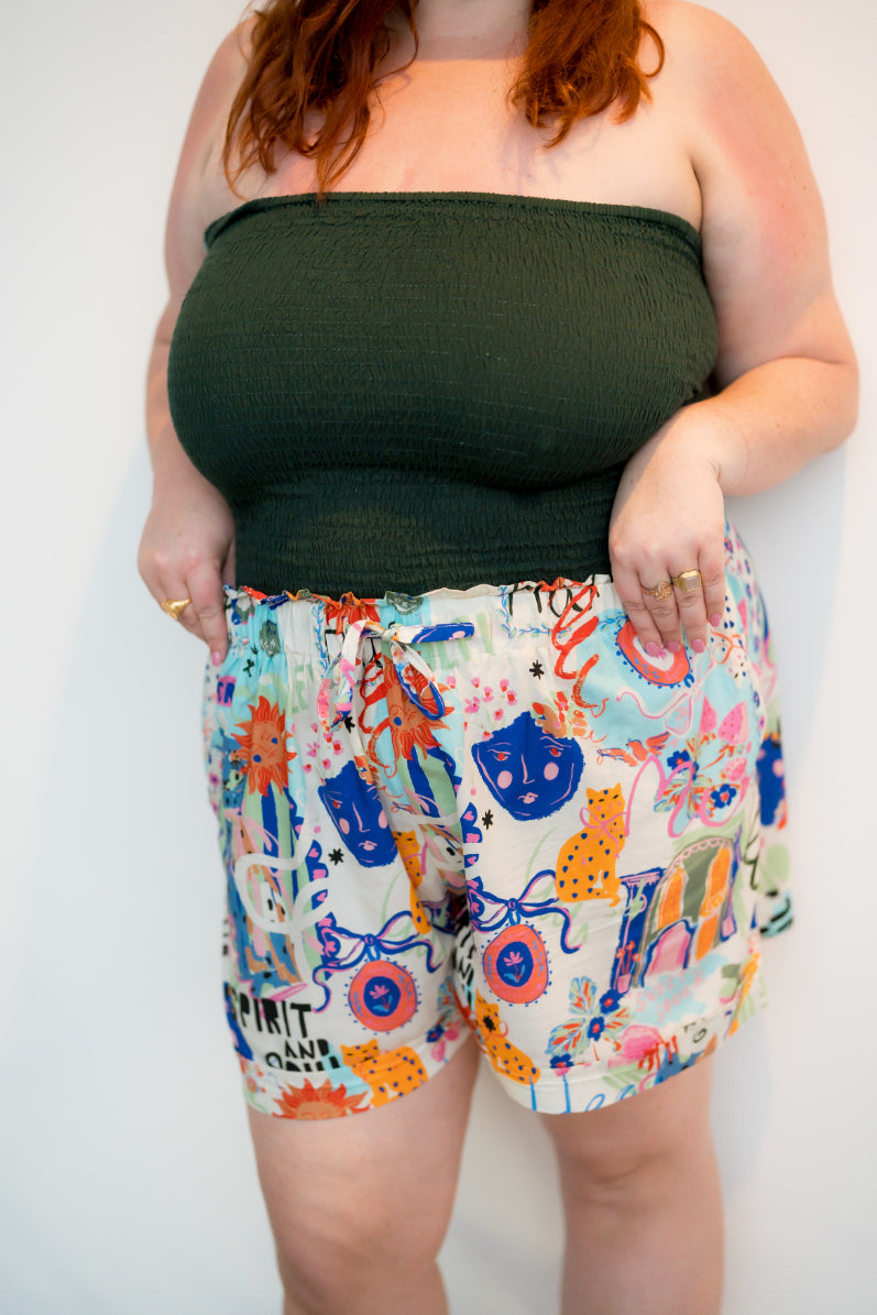Emma Print Shorts Pre Sale