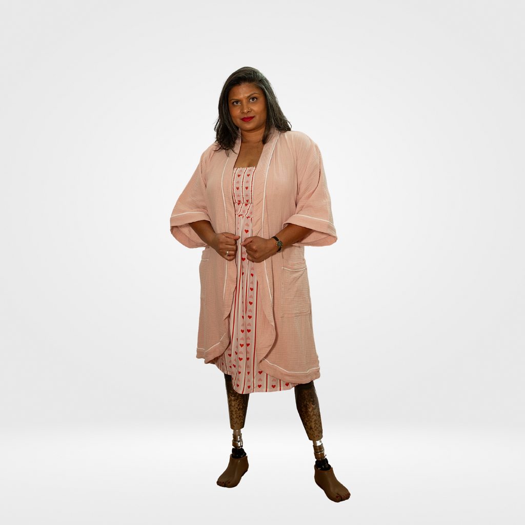 The Darling Robe in Rose