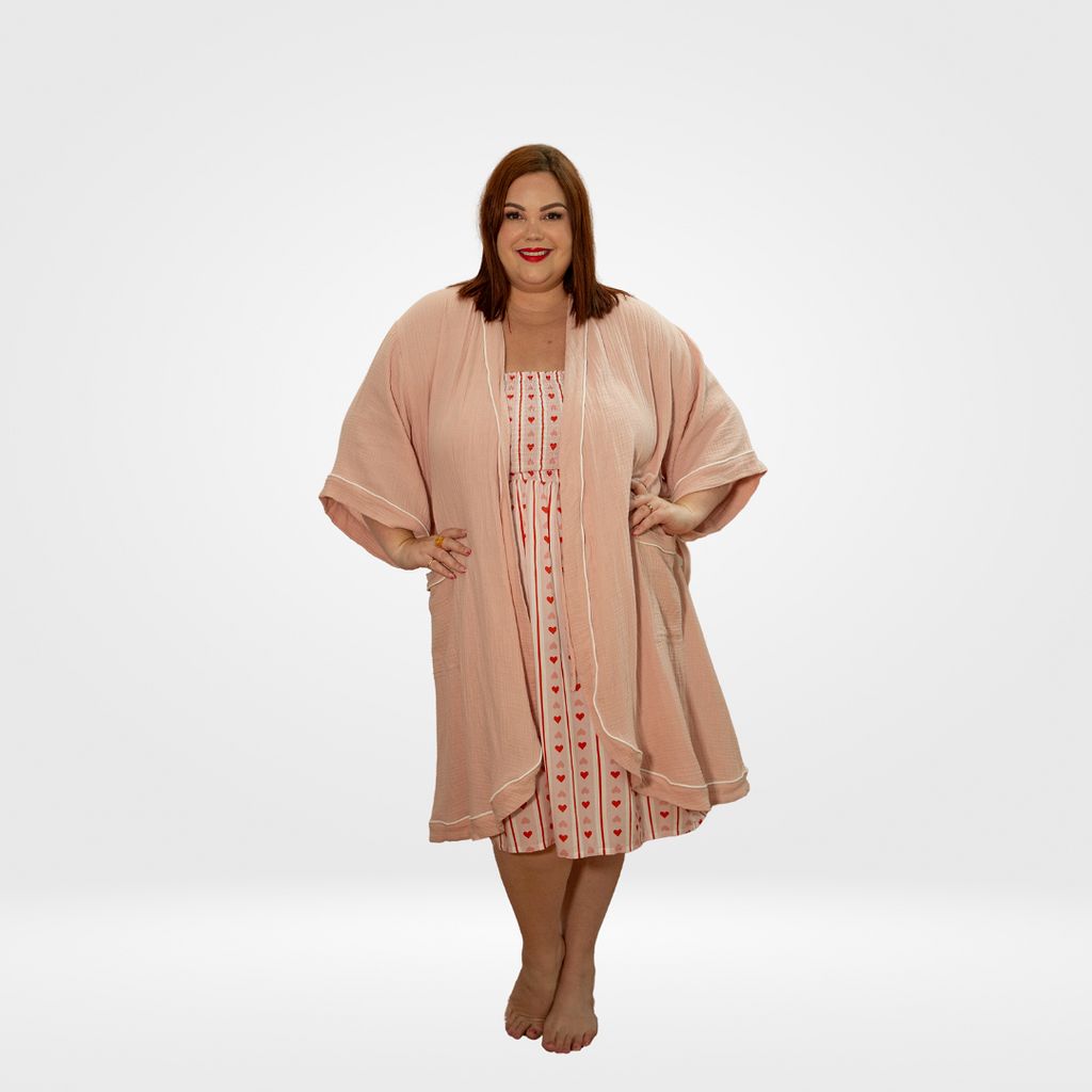 The Darling Robe in Rose