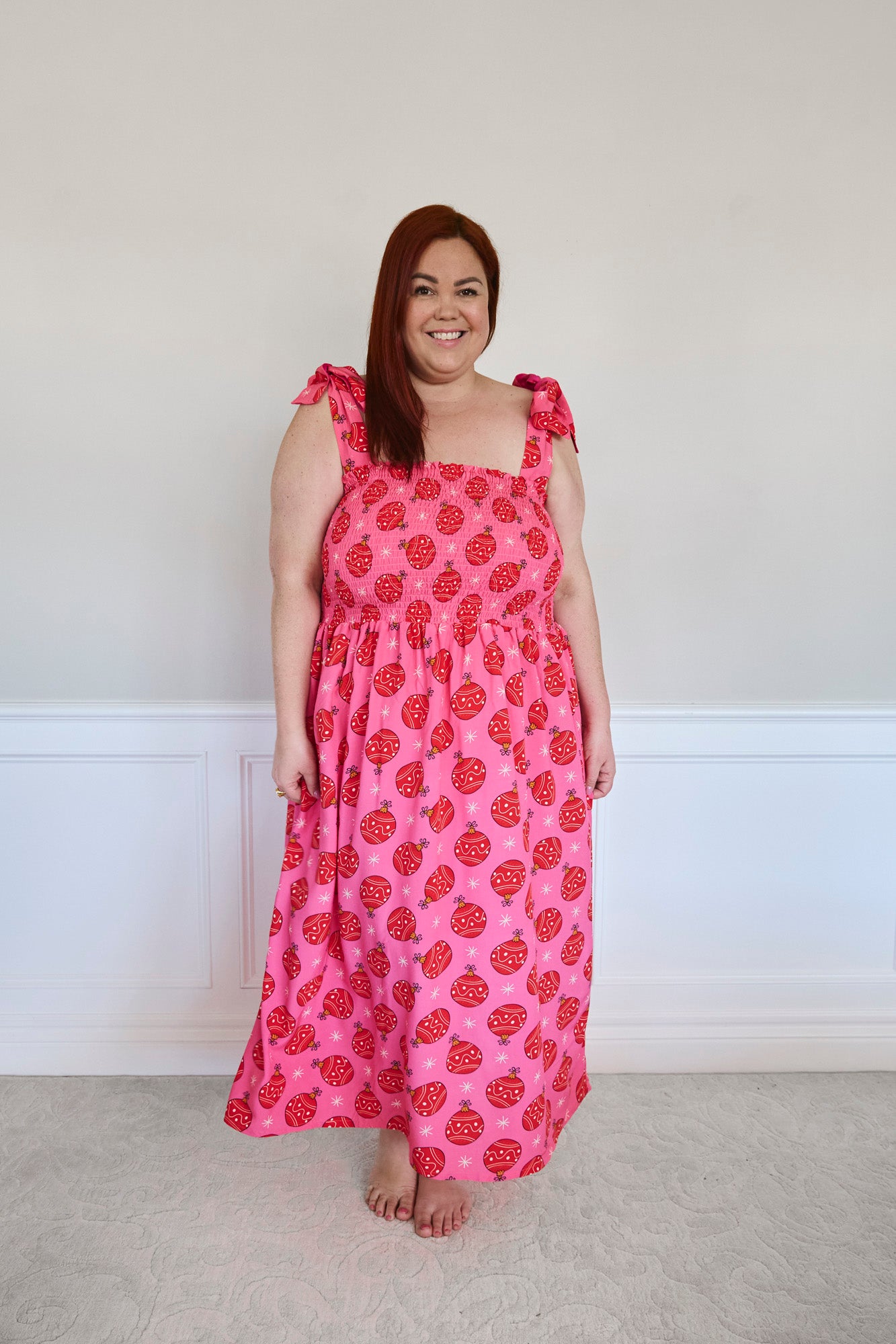 Christmas Bauble EveryWear Dress (With straps & pockets) Pre Sale