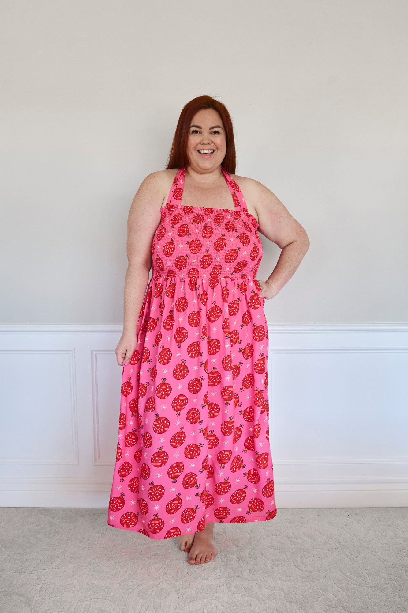 Christmas Bauble EveryWear Dress (With straps & pockets) Pre Sale