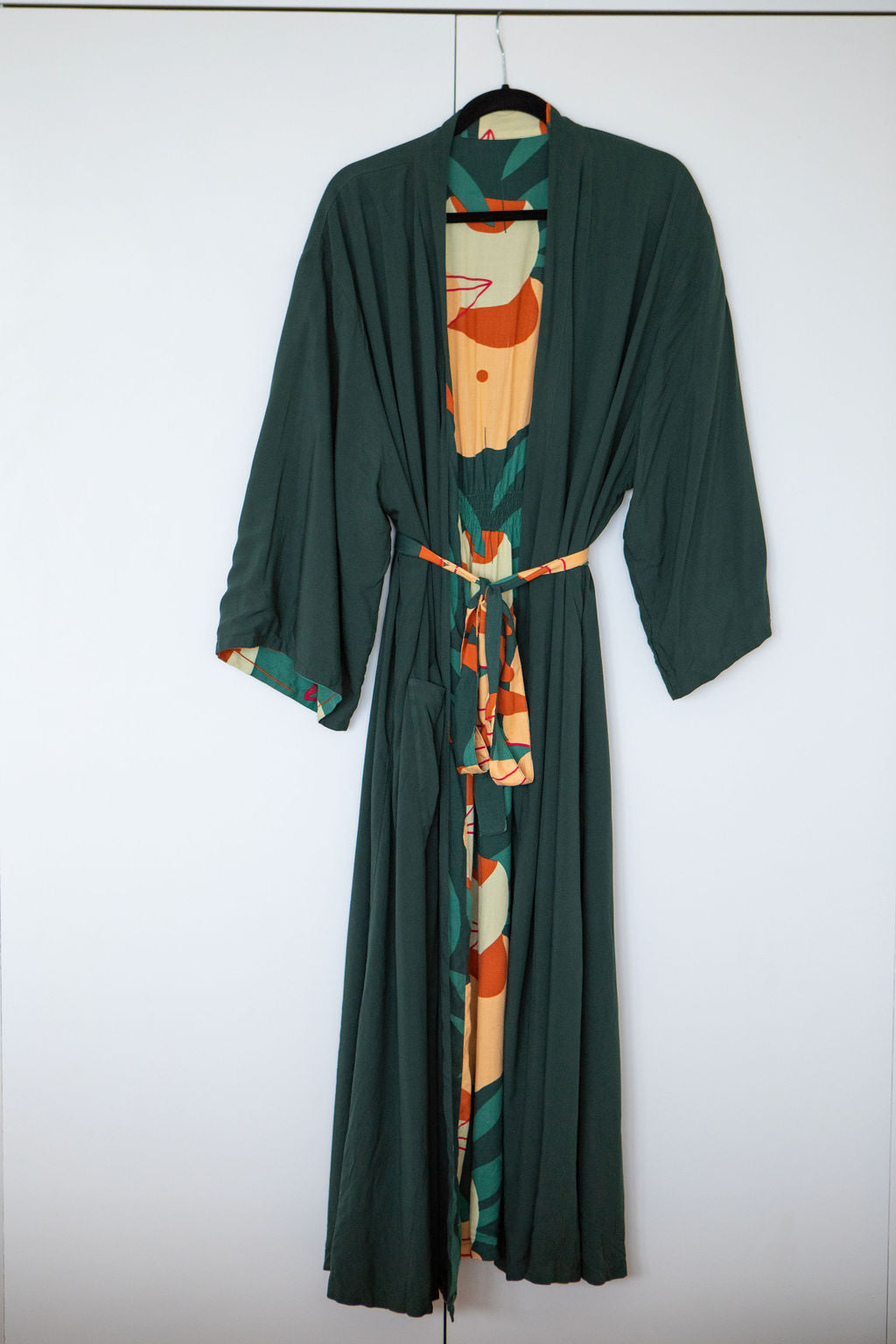 Sara Kimono Long Reversible Robe